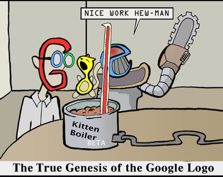 The inspiration for the Google logo